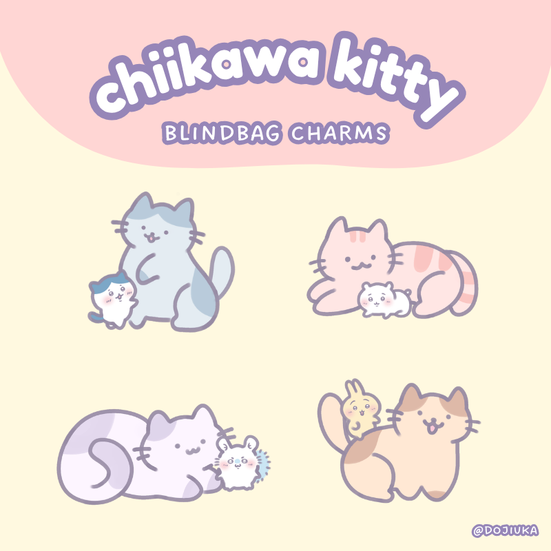 Chiikawa Kitty Keychains