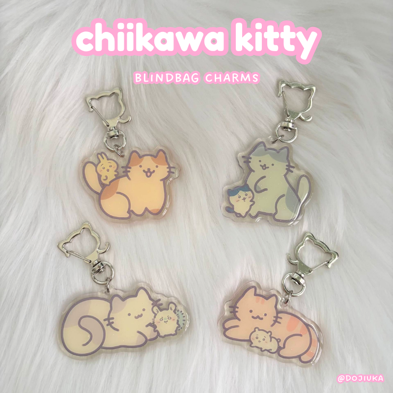 Chiikawa Kitty Keychains